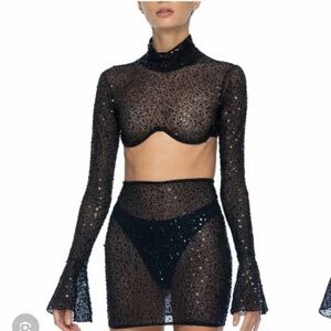 DYSPNEA LONG SLEEVE CROP